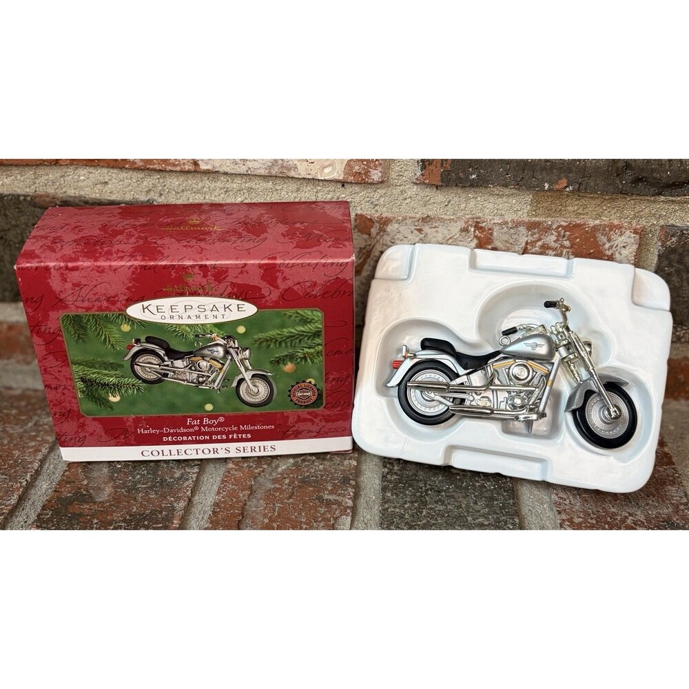 Vintage 2000 Harley Davidson Motorcycle Christmas Ornament